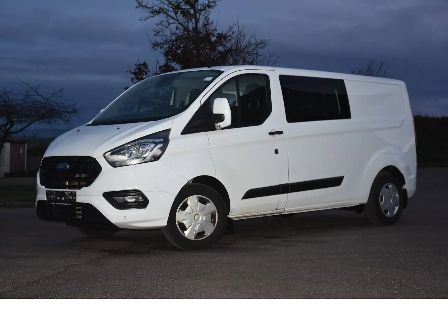 Ford Transit Custom 340 L2 Trend/DoKa/6Sitze/VOLL/AHK Blanc - 2