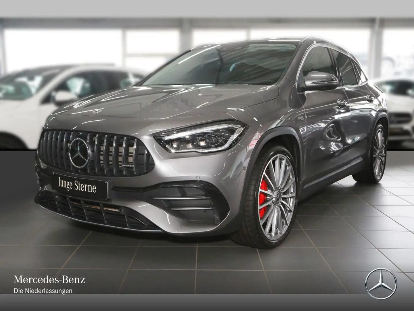 Mercedes-Benz GLA 45 AMG GLA 45 4M PANO+360°+MULTIBEAM+BURMESTER+PERFSITZE Сірий - 2
