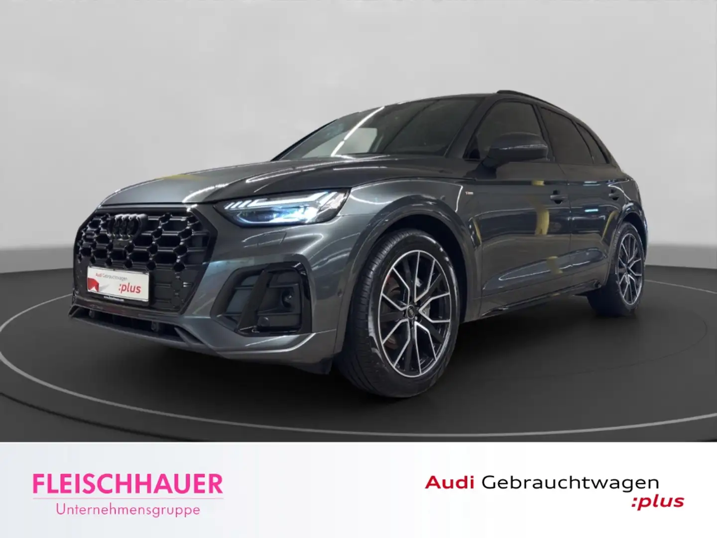 Audi Q5 40 TDI quattro S line MATRIX+360+HUD+ACC+NAVI+B&O+ Grau - 1