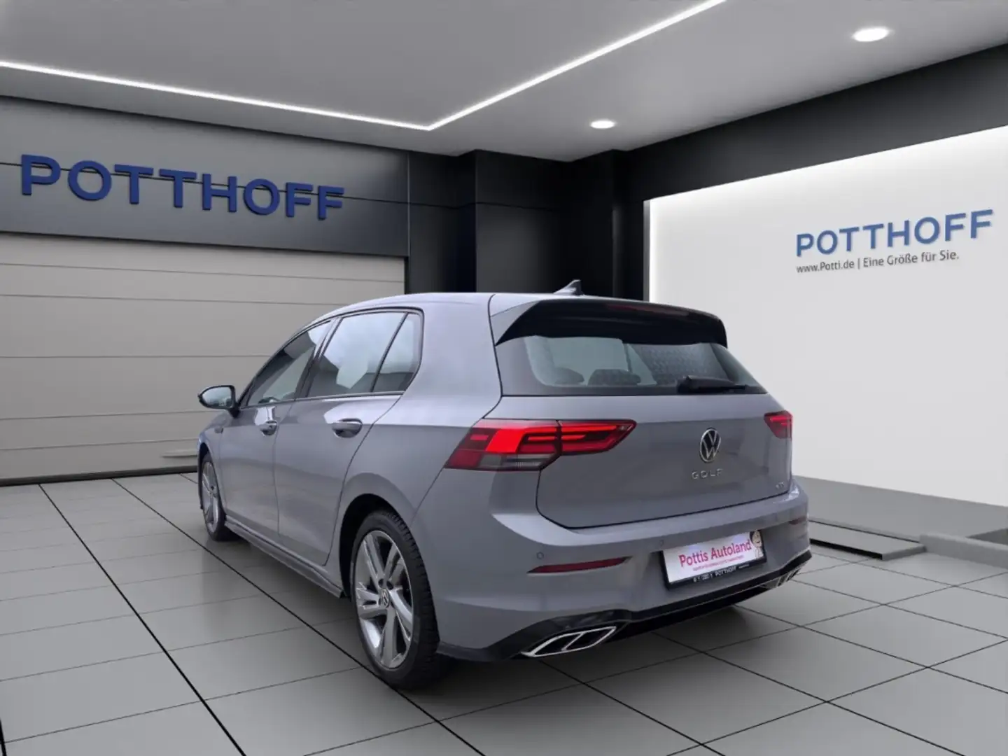 Volkswagen Golf 1.5 eTSI DSG R-LINE NAVI ACC LED SITZHZG Gris - 2