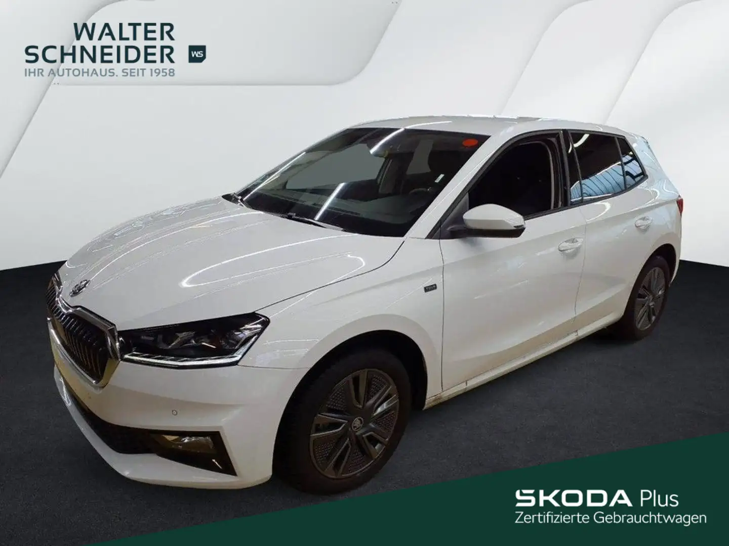 Skoda Fabia 1.0 TSI DSG Tour Navi LED SHZ PDC Weiß - 1