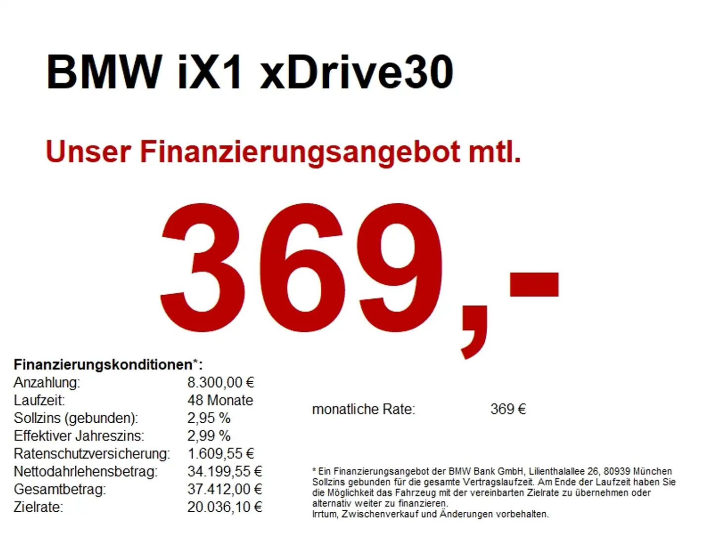 BMW iX1 xDrive30 M Sport ACC+/PANO/CAM/PRIVACY/DAB Argent - 1