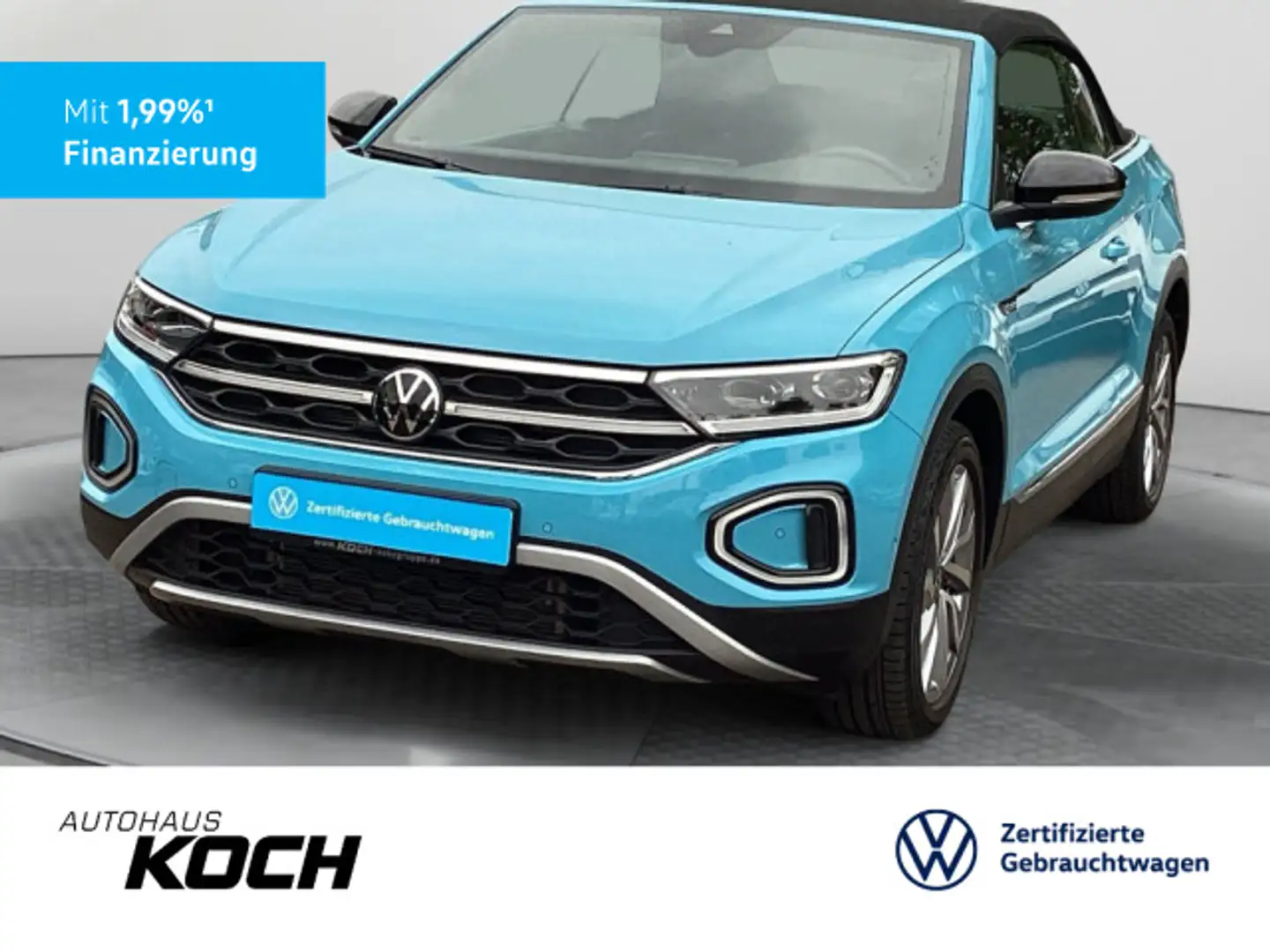 Volkswagen T-Roc 1.5TSI Move DSG NAVI LED KLIMA S Blau - 1