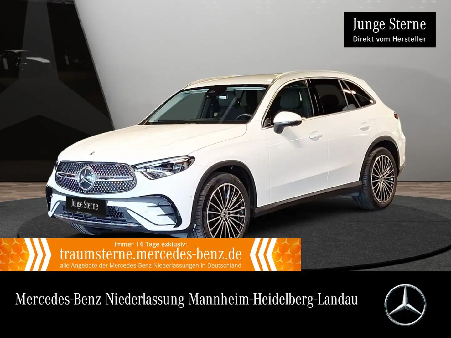 Mercedes-Benz GLC 200 4M AMG+360+AHK+KEYLESS+9G Weiß - 1