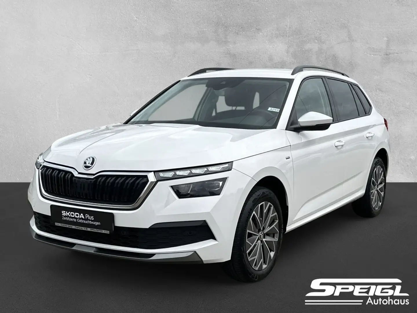 Skoda Kamiq 1.0 TSI Clever DSG Klima Einparkhilfe Kurvenlicht Weiß - 1