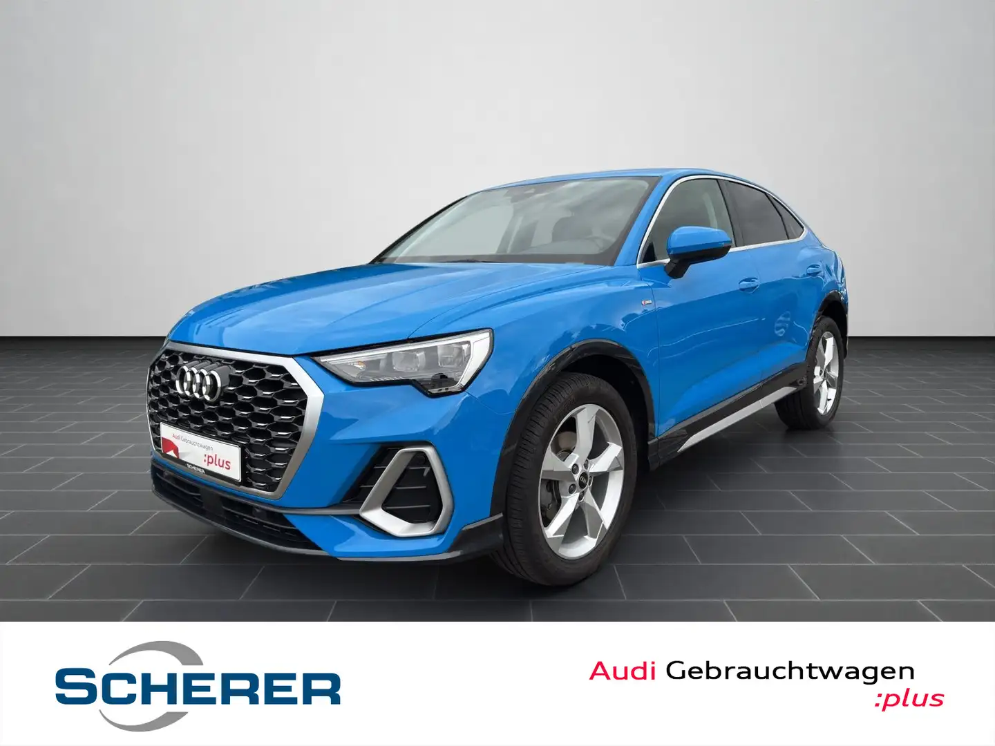 Audi Q3 35 TDI S tronic S line NAVI PDC Blau - 1