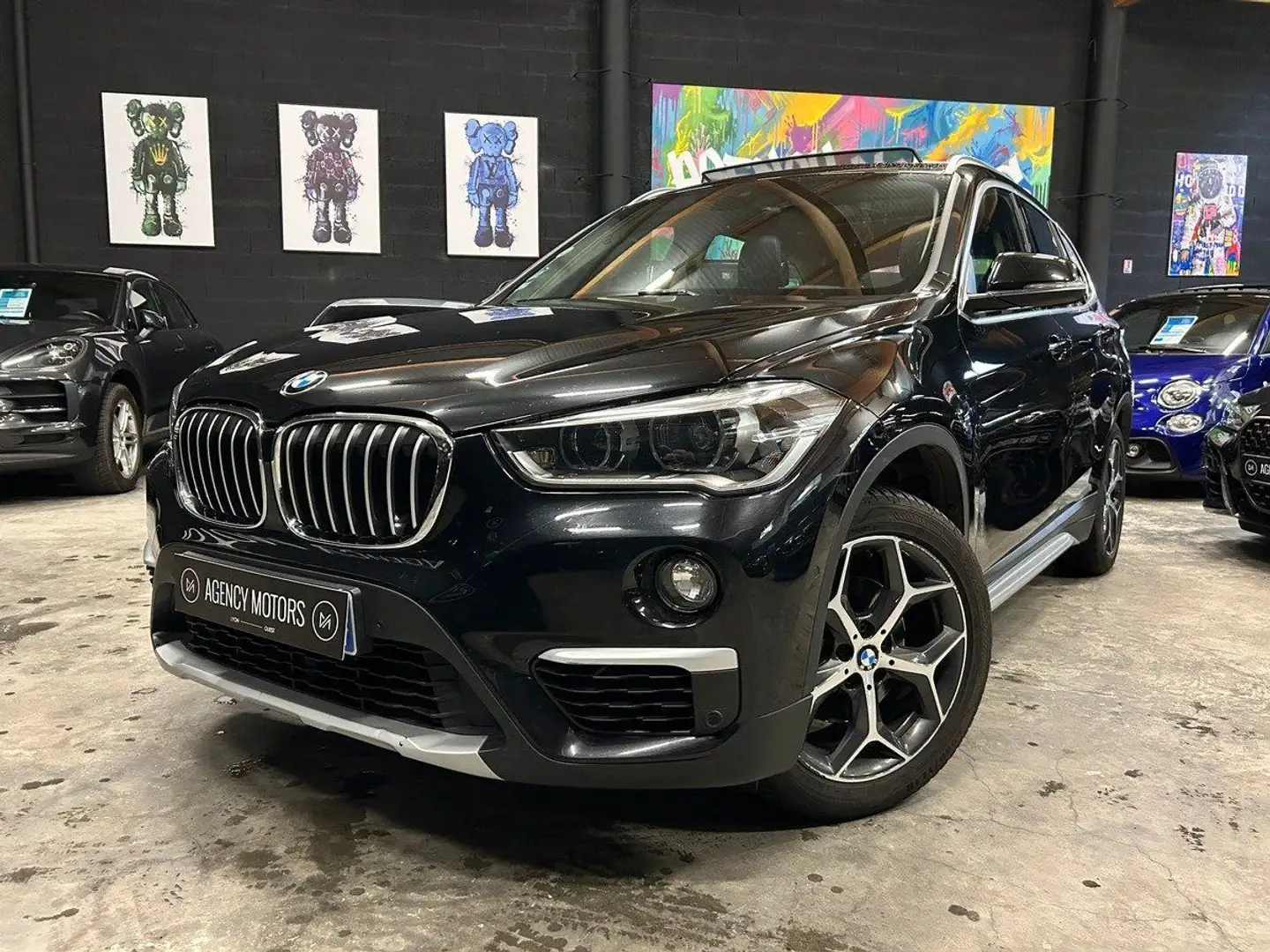 BMW X1 18d 150 Ch X-line X-drive *Toit Ouvrant* 12/16 Negro - 1
