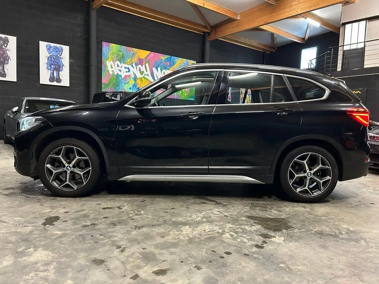 BMW X1 18d 150 Ch X-line X-drive *Toit Ouvrant* 12/16 Negro - 2