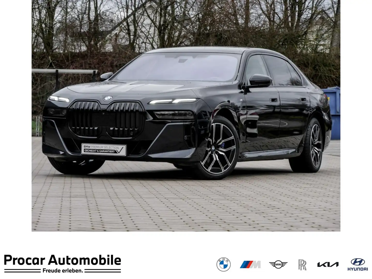 BMW 740 d xDrive M SPORT PRO+AHK+HuD+DA PROF+360° Schwarz - 1