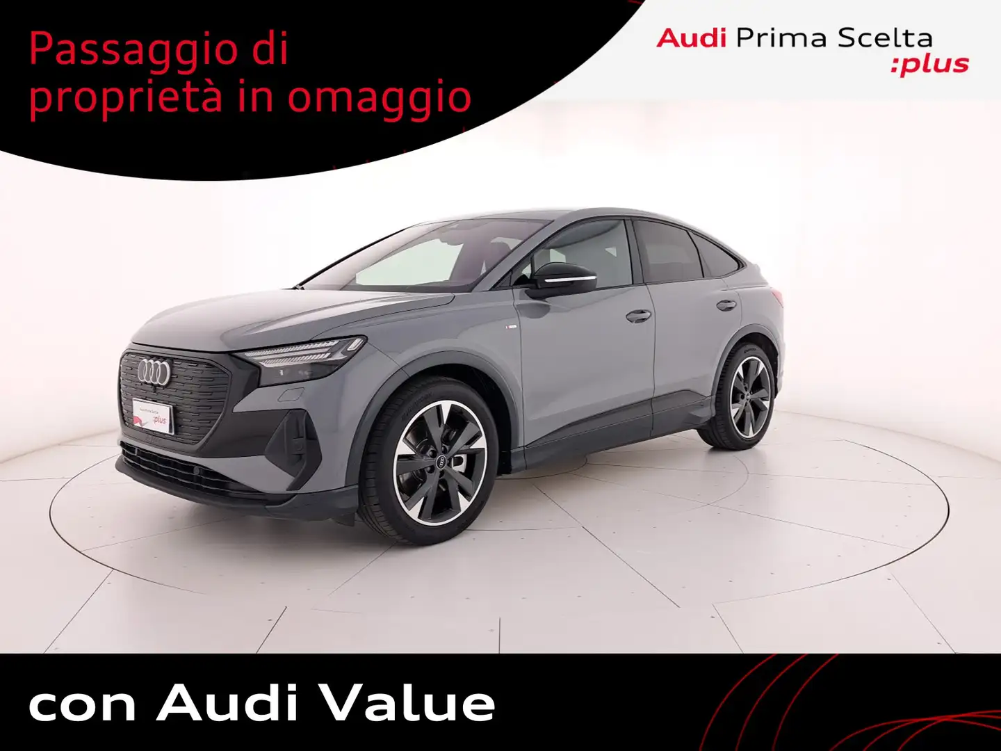 Audi Q4 e-tron sportback e-tron 45 s line edition Grigio - 1