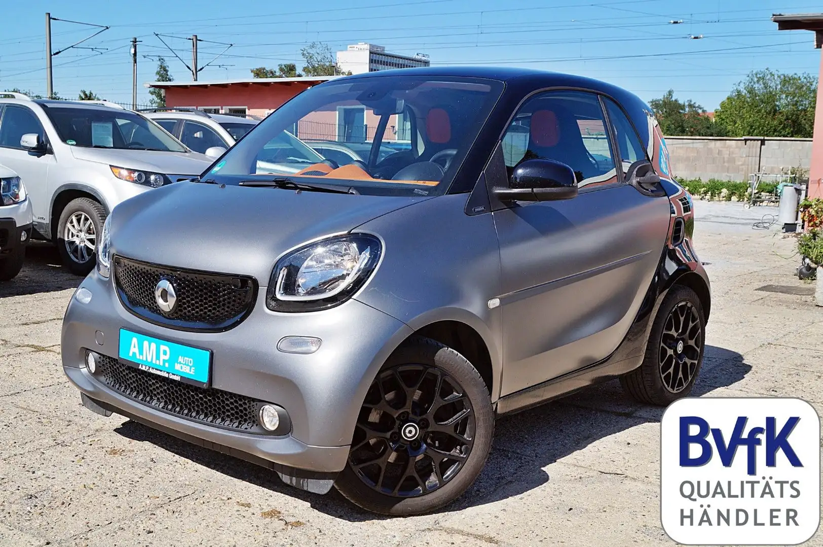 smart forTwo GARANTIE, TÜV NEU, Klima, Sitzhzg, Temp, Grau - 1