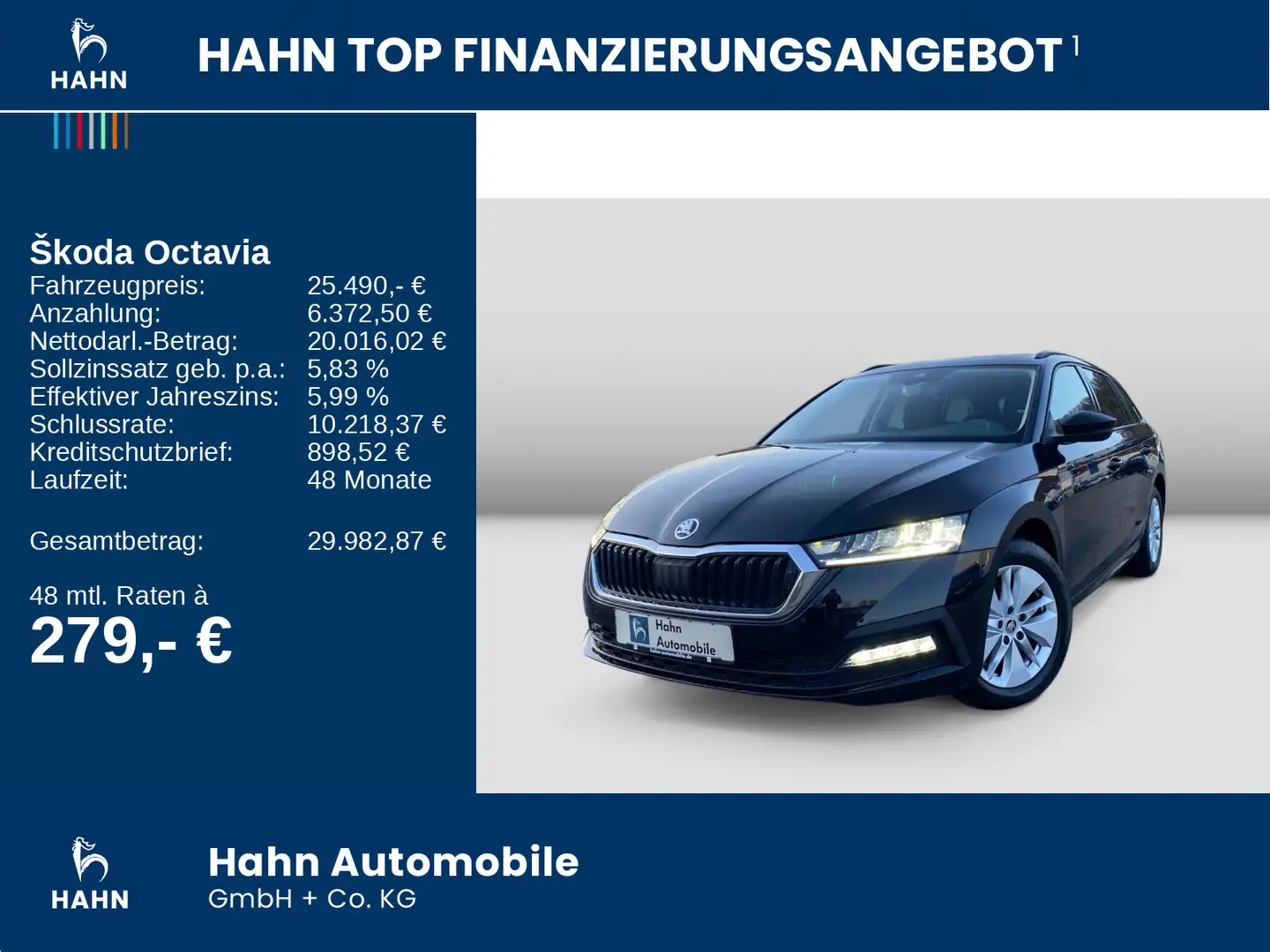 Skoda Octavia Combi 1.0 TSI e-TEC Ambition Kamera Schwarz - 2