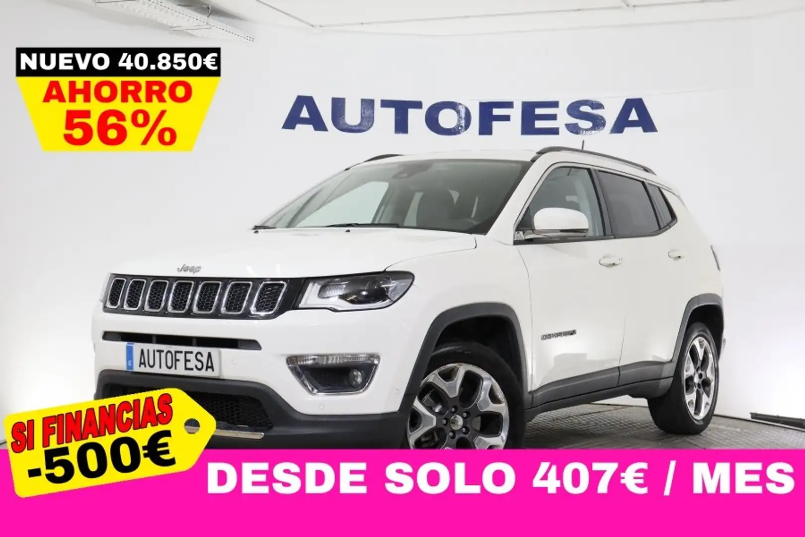 Jeep Compass LIMITED 2.0MJET 4WD 140cv AUTO 5P # BOLA, NAVY Blanco - 1