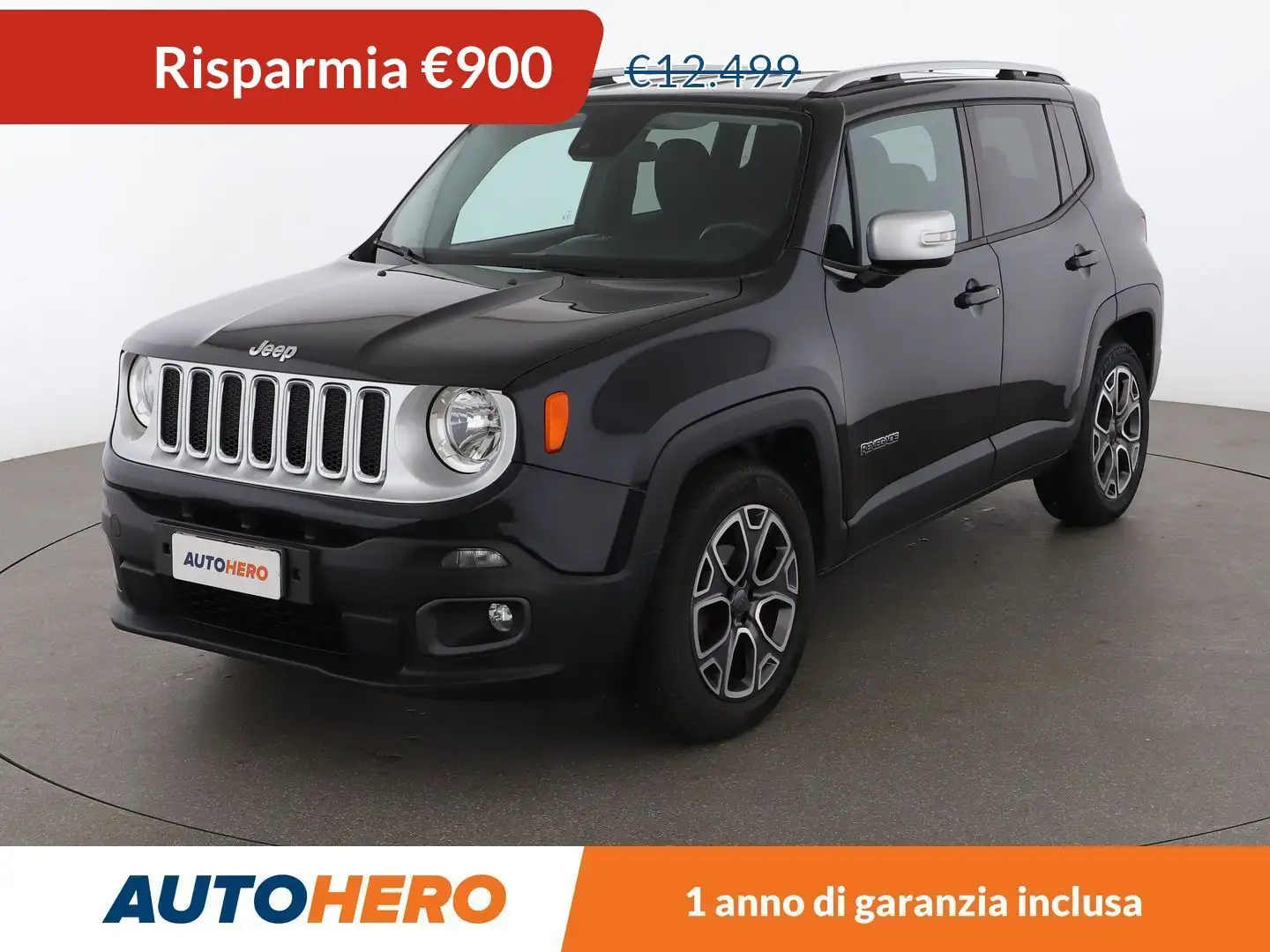 Jeep Renegade 1.6 M-Jet Limited 120 CV Noir - 1