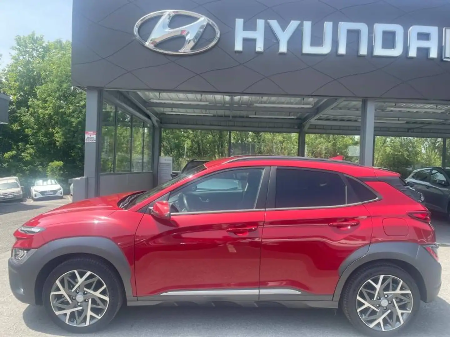 Hyundai KONA 1.6 GDi 141ch Hybrid Creative DCT-6 Rouge - 2