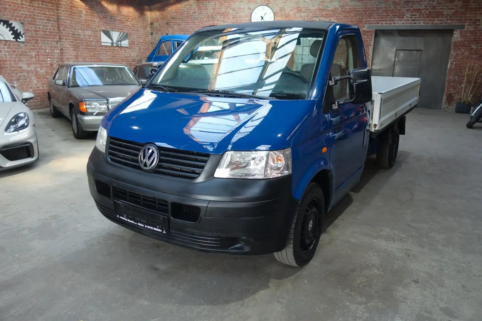 Volkswagen T5 Transporter T5 Pritsche Tüv Service Neu 1 Hand AHK Blau - 1