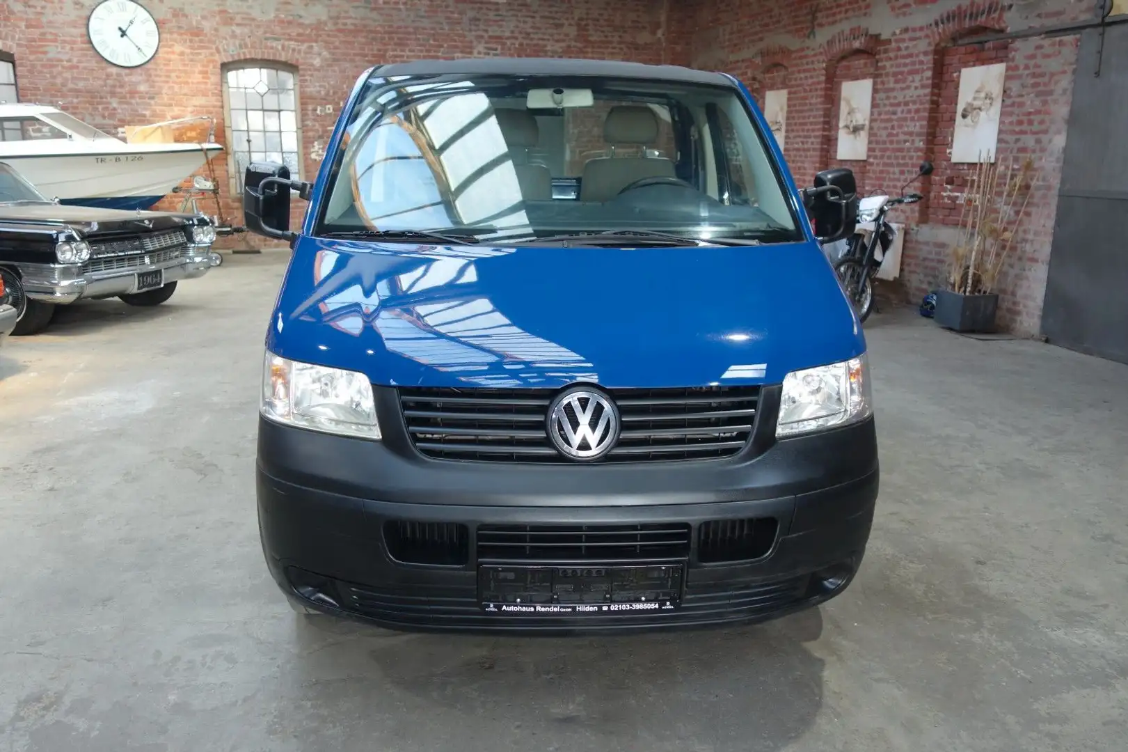 Volkswagen T5 Transporter T5 Pritsche Tüv Service Neu 1 Hand AHK Blau - 2