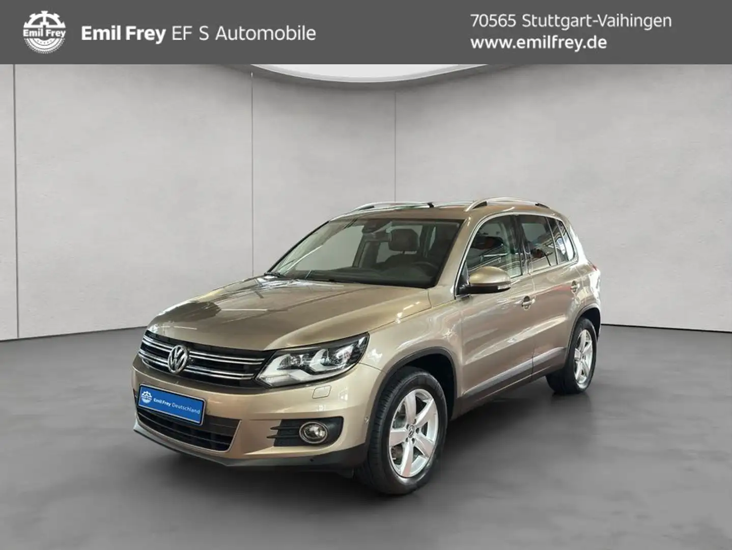 Volkswagen Tiguan 1.4 TSI DSG BlueMotion Technology Sport & S Beige - 1