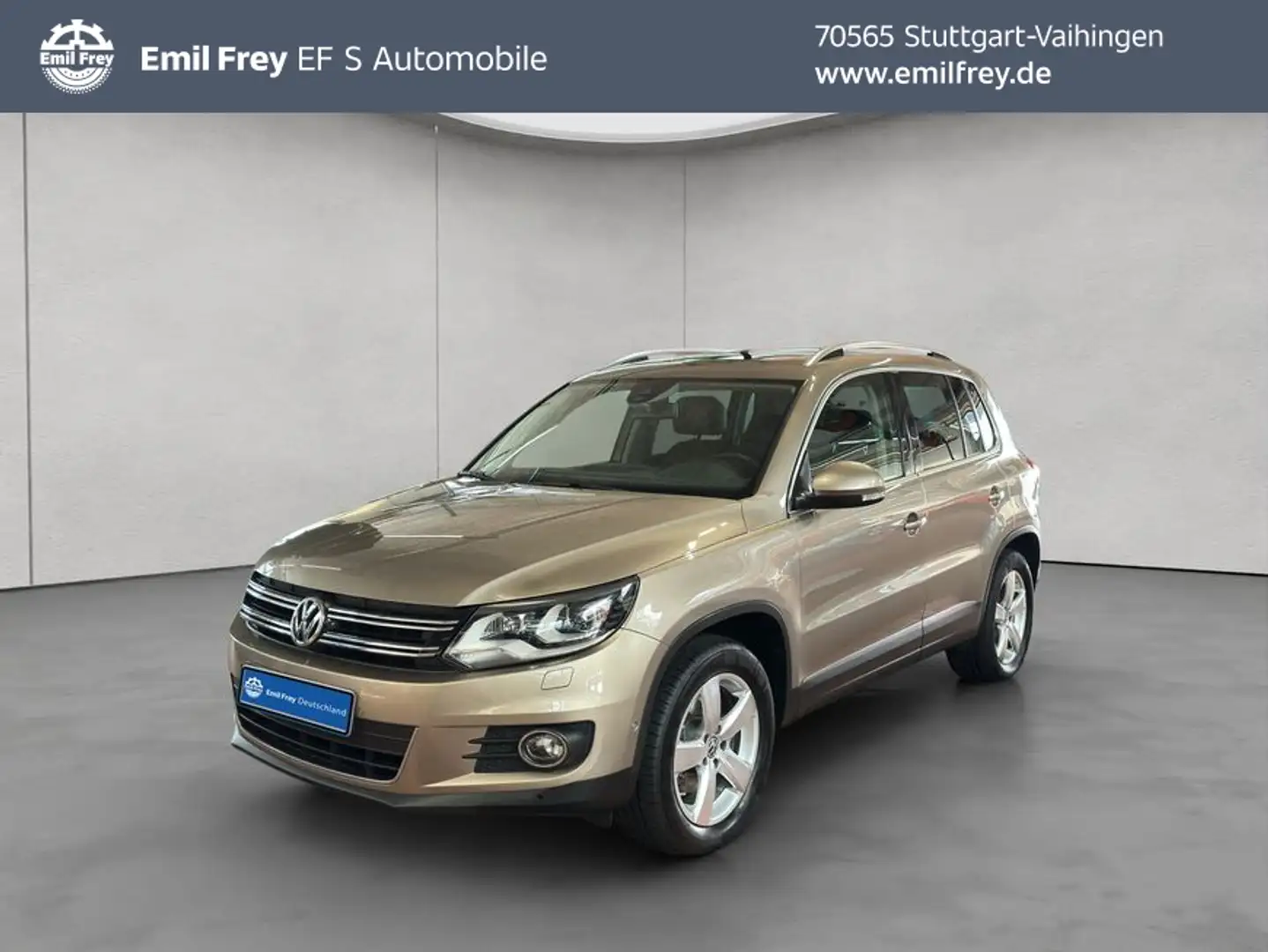 Volkswagen Tiguan 1.4 TSI DSG BlueMotion Technology Sport & S Beige - 1