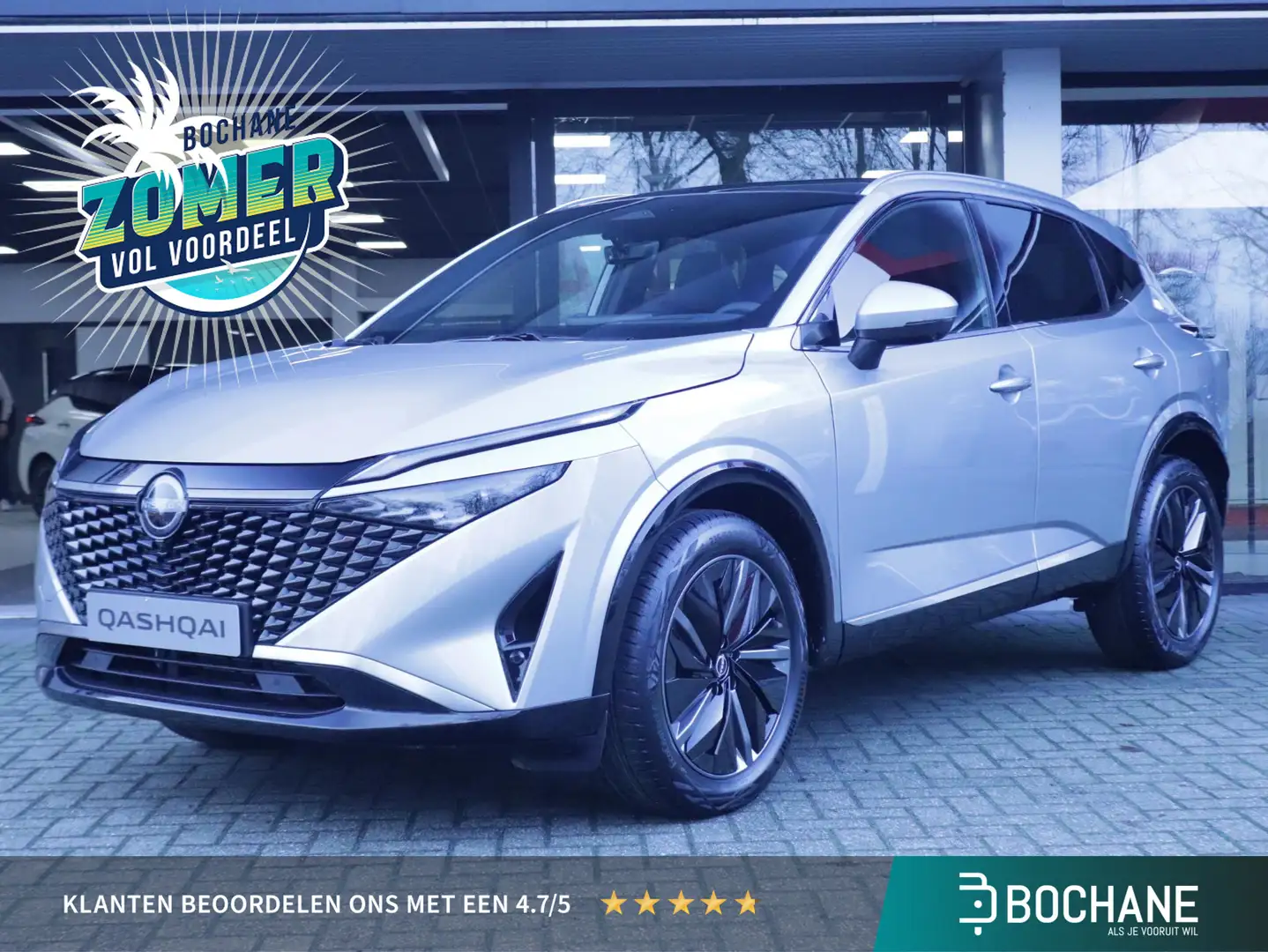 Nissan Qashqai 1.3 MHEV Xtronic 158 Tekna Zilver - 1