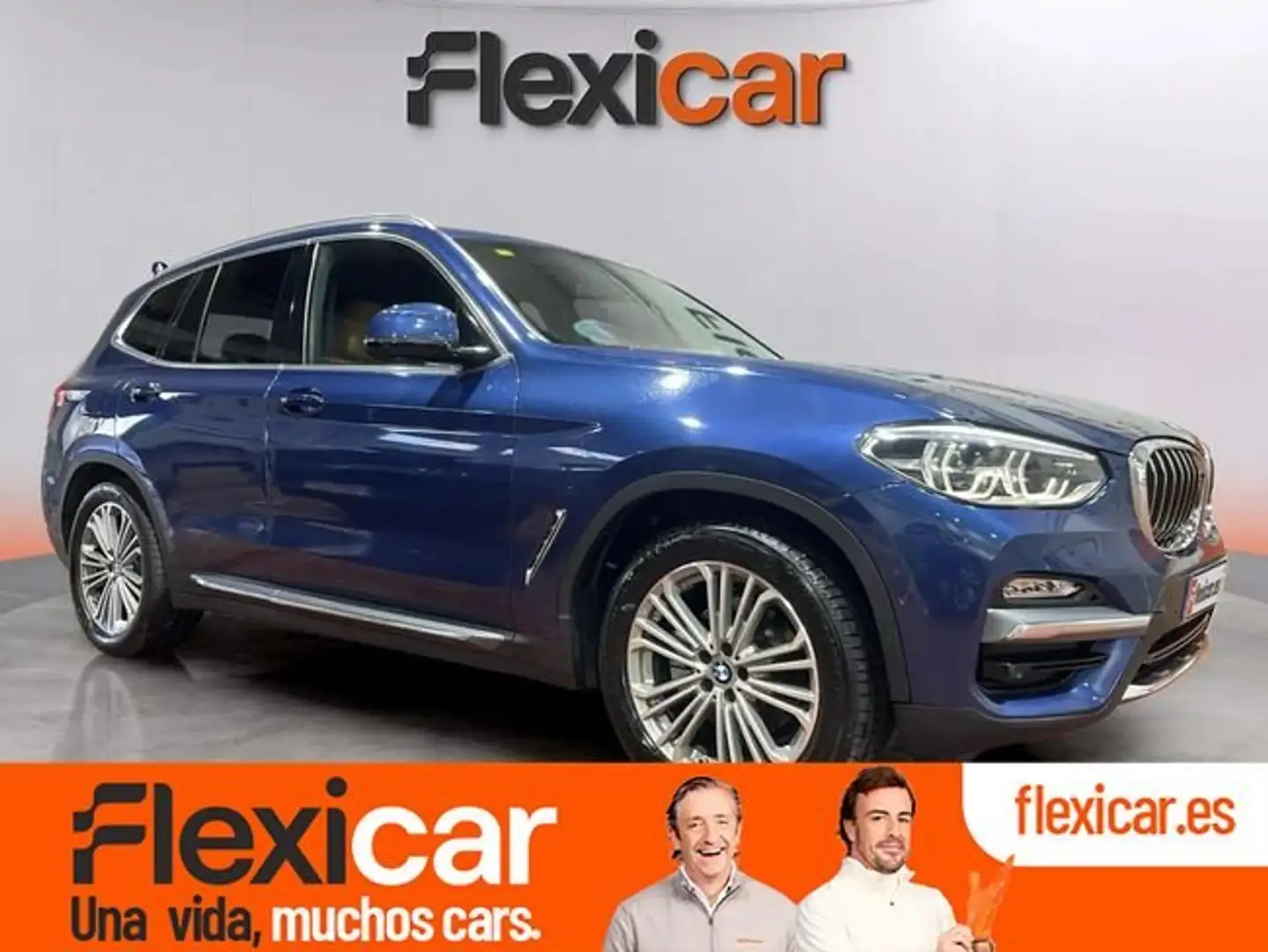 BMW X3 xDrive 20dA Bleu - 1