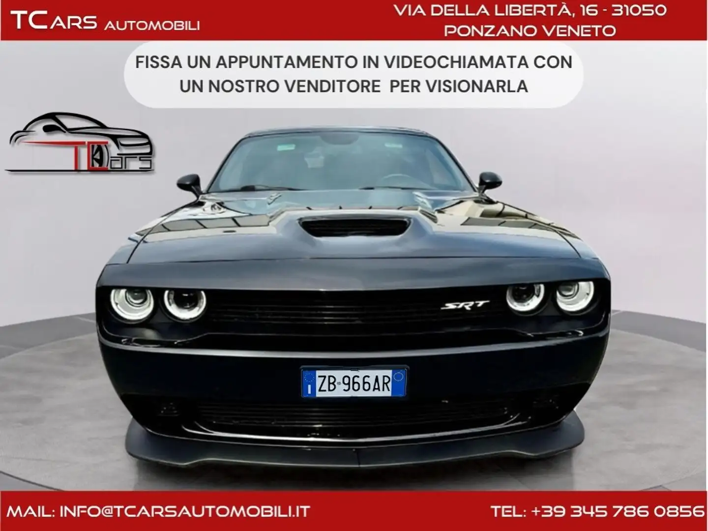 Dodge Challenger 3.6 V6 -NOLEGGIO GIORN./VENDIT 3 ANNI GARANZIA TOP Noir - 1
