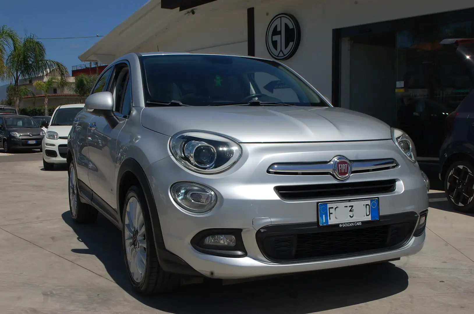 Fiat 500X 1.6 mjt Lounge 4x2 120CV Uff Italy Pelle Navi USB Argento - 1