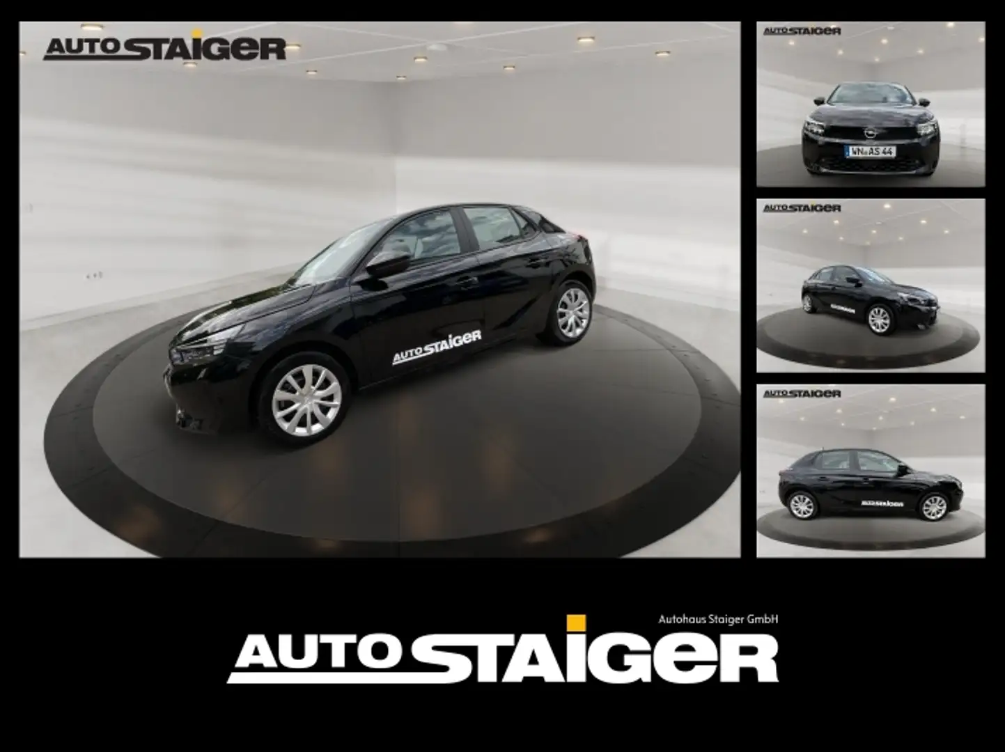 Opel Corsa F 1.2 Turbo Sitzheizung Rückfahrkamera Schwarz - 1