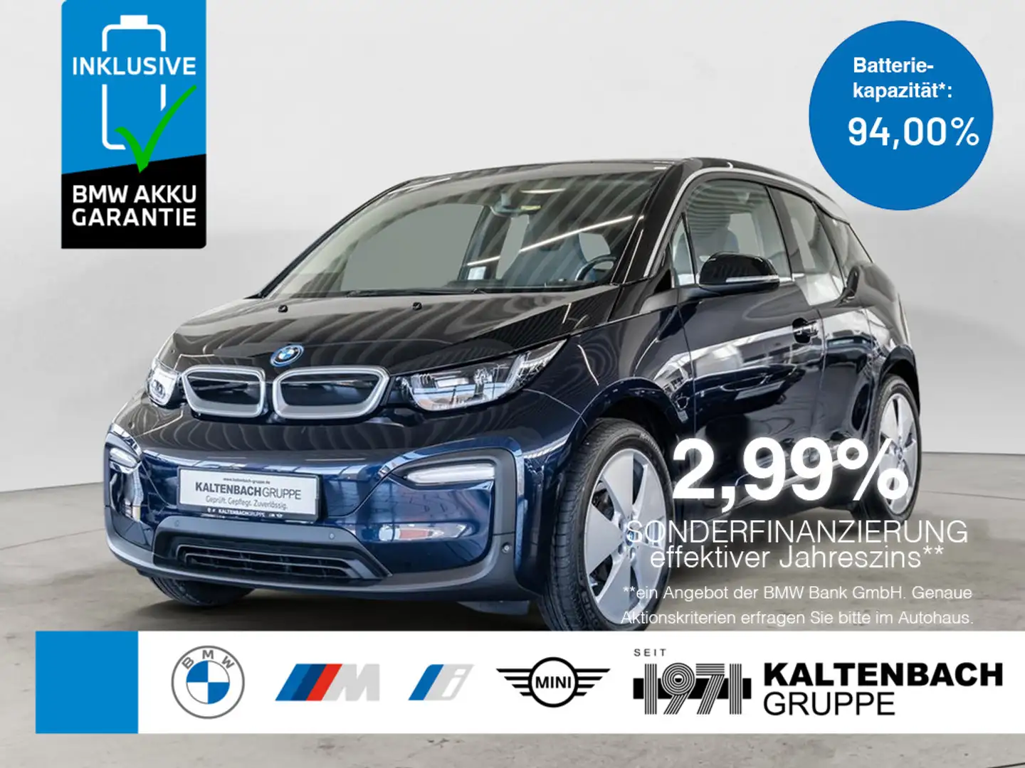 BMW i3 LED SCHEINWERFER KAMERA SHZ PDC KLIMA Blau - 1