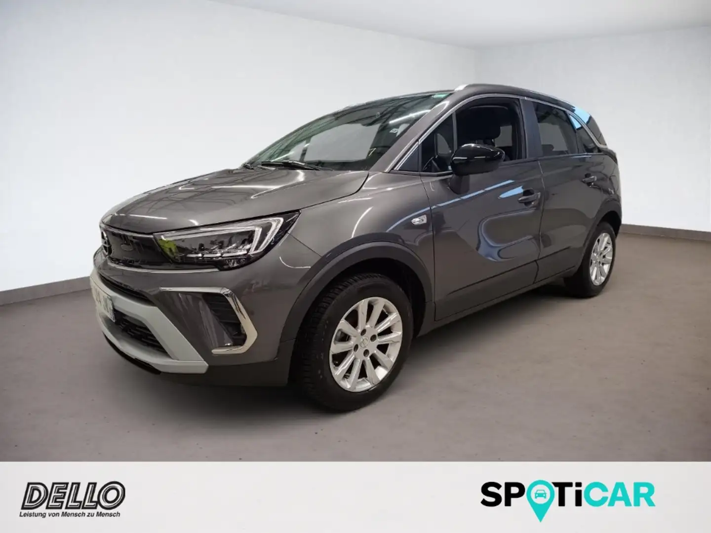 Opel Crossland 1.2T ELEGANCE Kamera LED Apple CarPlay Android Aut Grau - 1