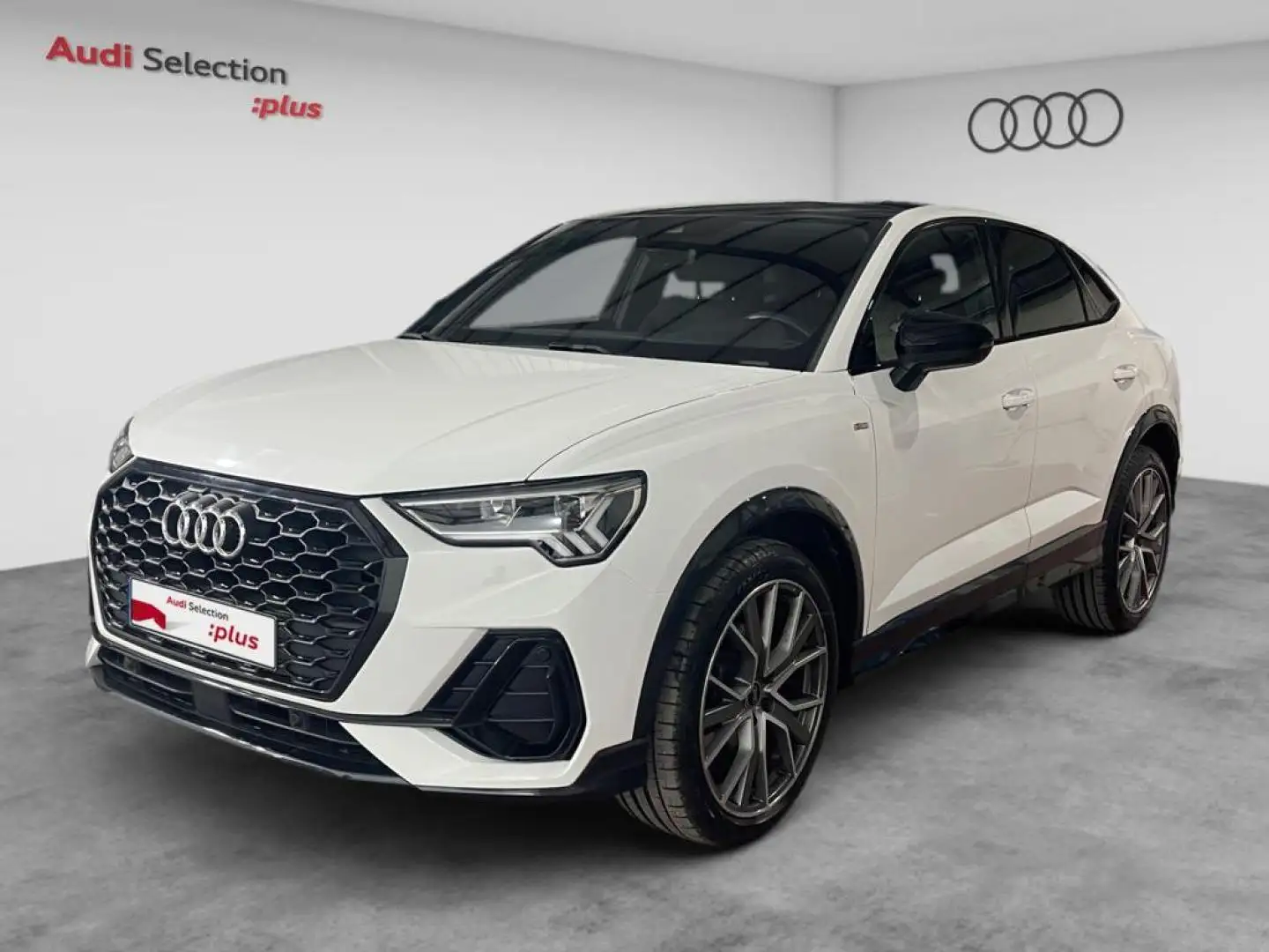 Audi Q3 Sportback 35 TFSI Black line S tronic Blanc - 1