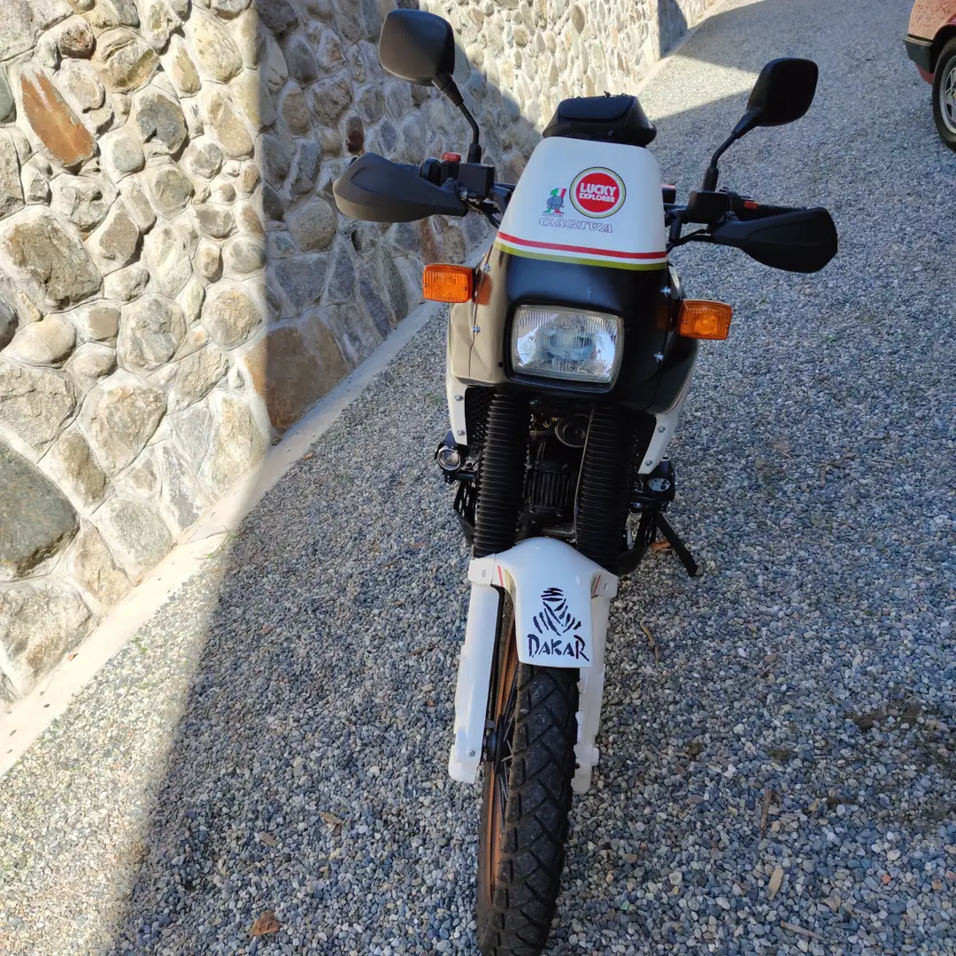 Cagiva Elefant 750 Lucky Strike monofaro Bianco - 2