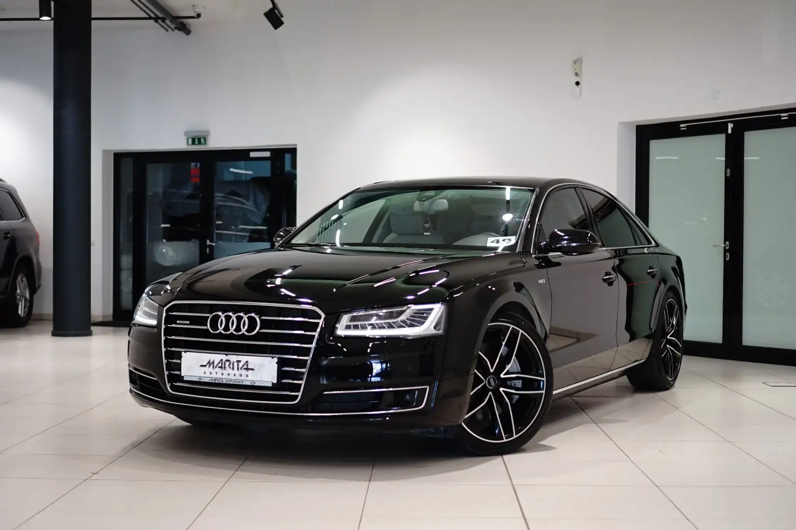 Audi A8 4.2|LUFT|MASAG|MEMO|KAMERA|SCHIEBEDACH|SOLAR| Negro - 1