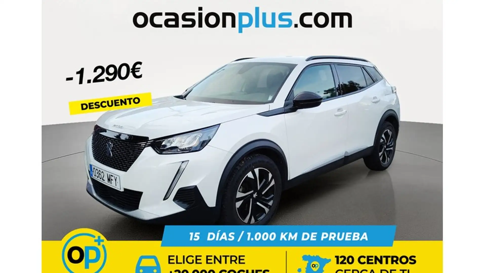 Peugeot 2008 1.2 PureTech S&S Allure 100 Weiß - 1