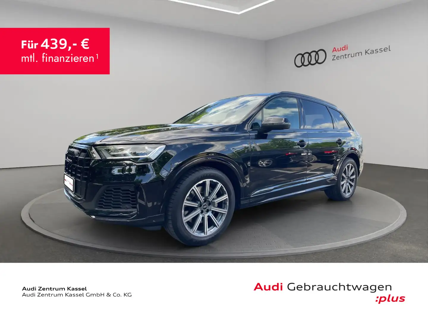 Audi Q7 55 TFSI qu. S line LED Pano HuD 360° CarPlay Schwarz - 1