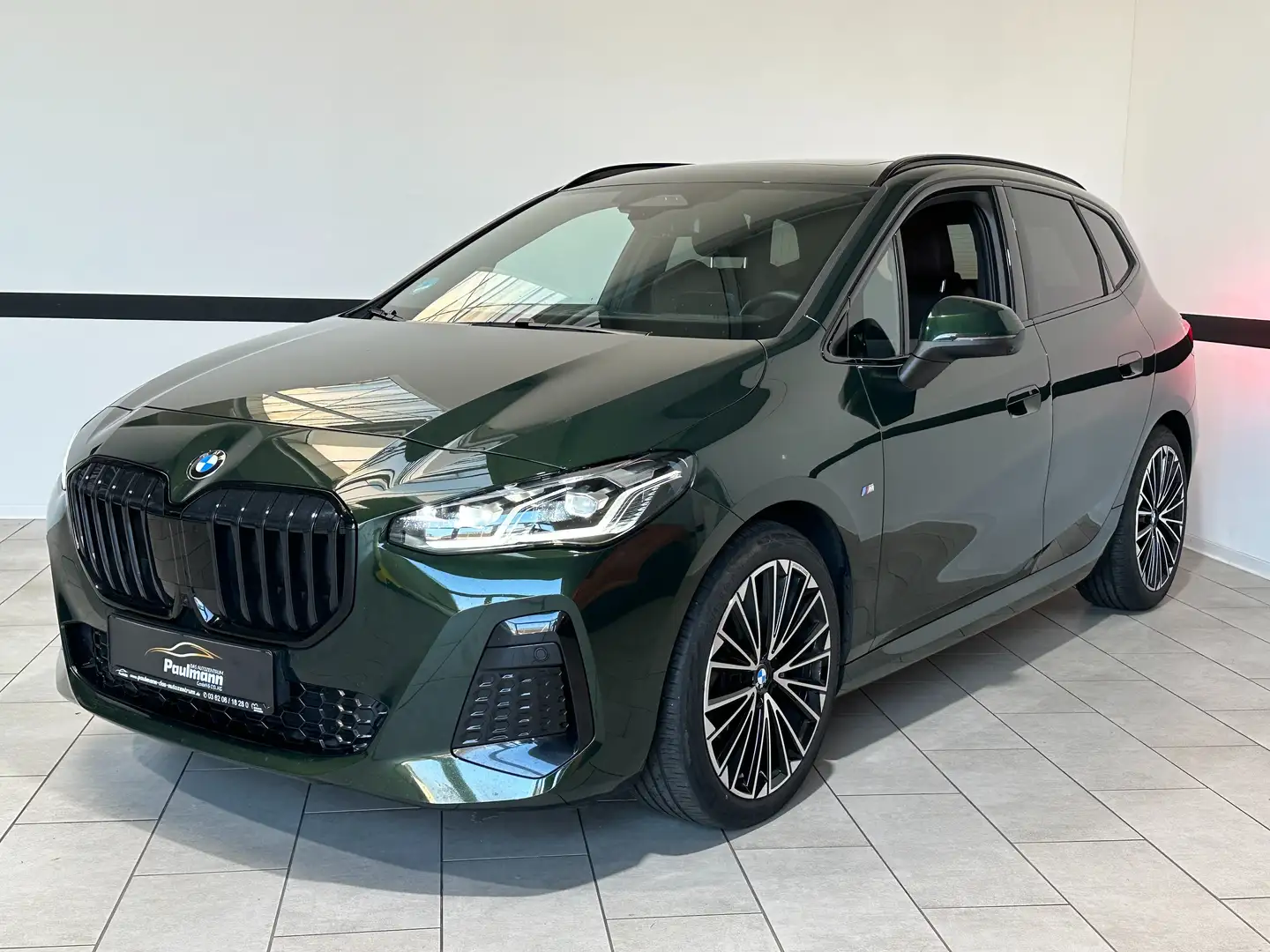 BMW 218 218 i Aut Active Tourer M-SPORT Navi*Leder*LED*HUD Verde - 1