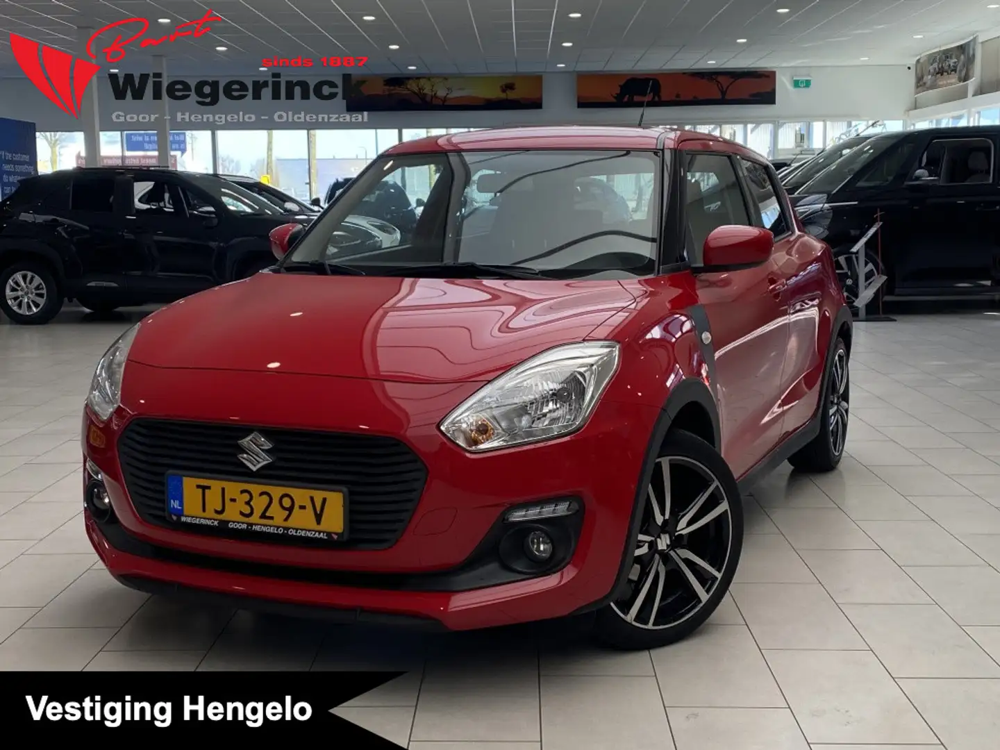 Suzuki Swift 1.2 Sportline [CRUISE CONTROL I CAMERA & APPLE CAR Rood - 1