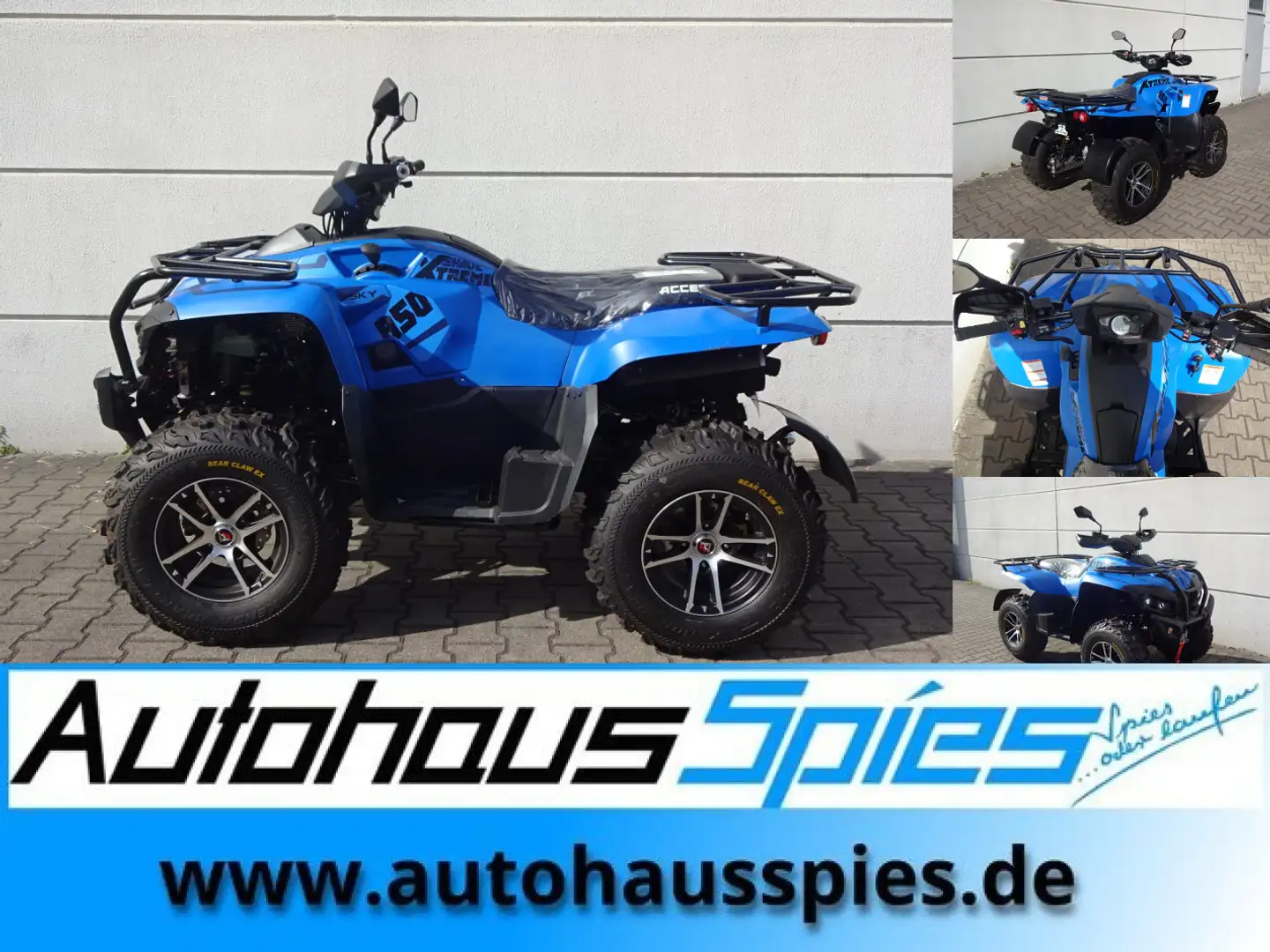 Access Shade Xtreme 850 LUX EFi 4x4 LOF Quad ATV Niebieski - 1