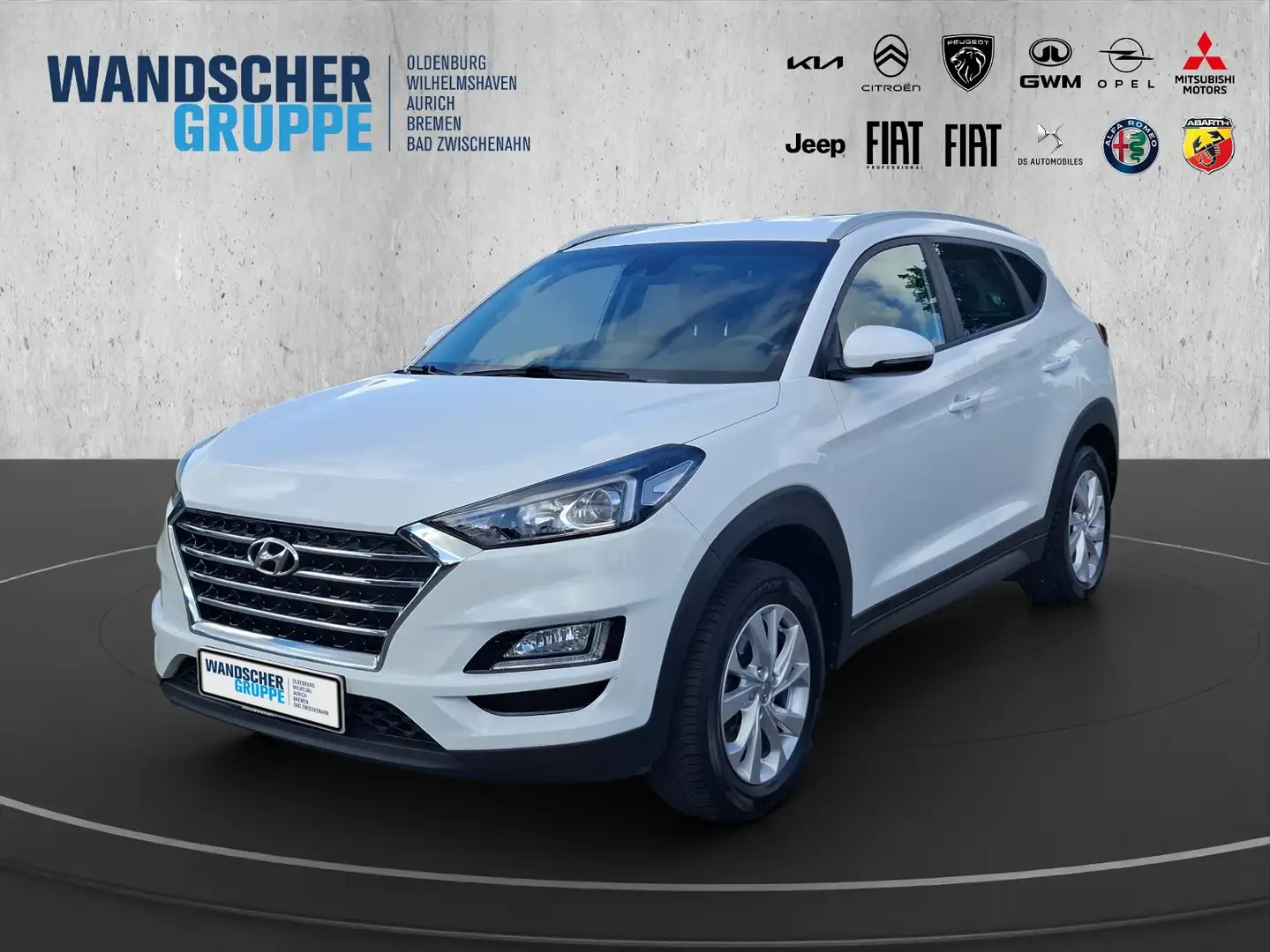 Hyundai TUCSON Advantage 1.6 Kam.+Navi+SHZ+2xKlima+LM Weiß - 1