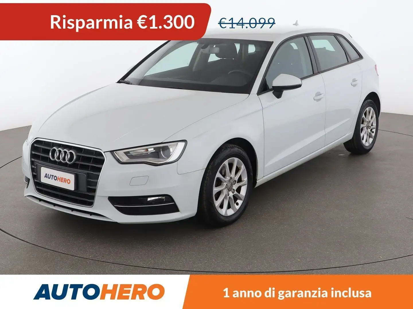 Audi A3 1.6 TDI Attraction Bianco - 1