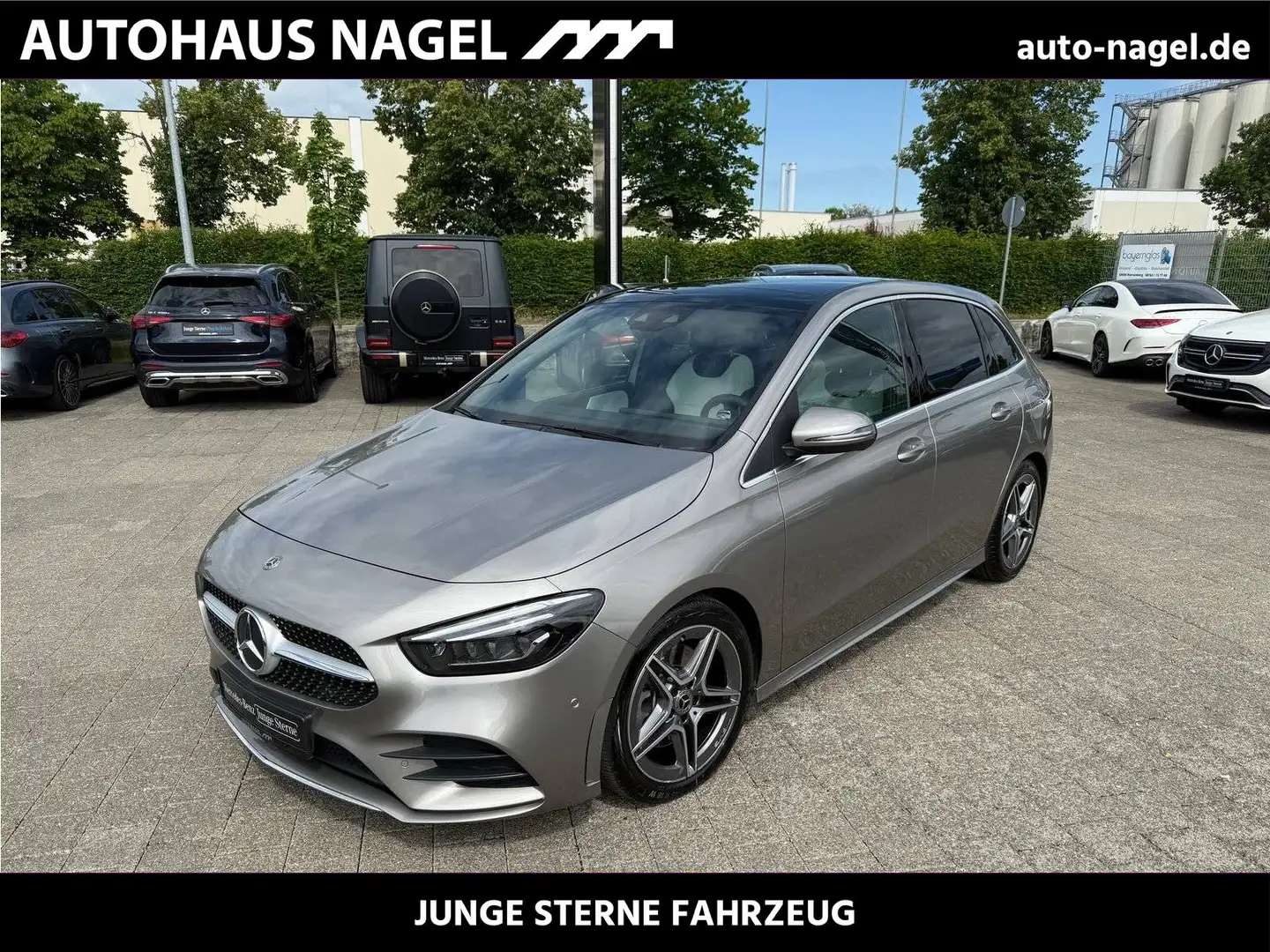 Mercedes-Benz B 250 AMG Line*Pano*MBeam*AHK*Spur*Sitzklima* Srebrny - 1