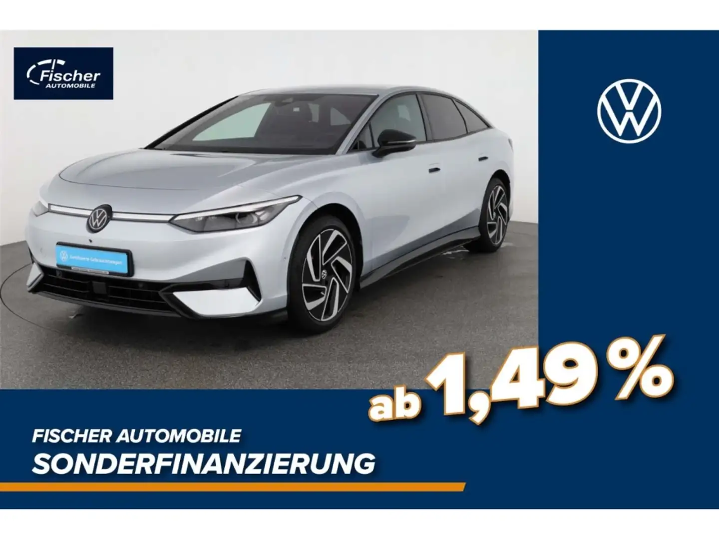 Volkswagen ID.7 Elektro Pro 77 kWh AHK/Matrix/NAV/Klima Silber - 1