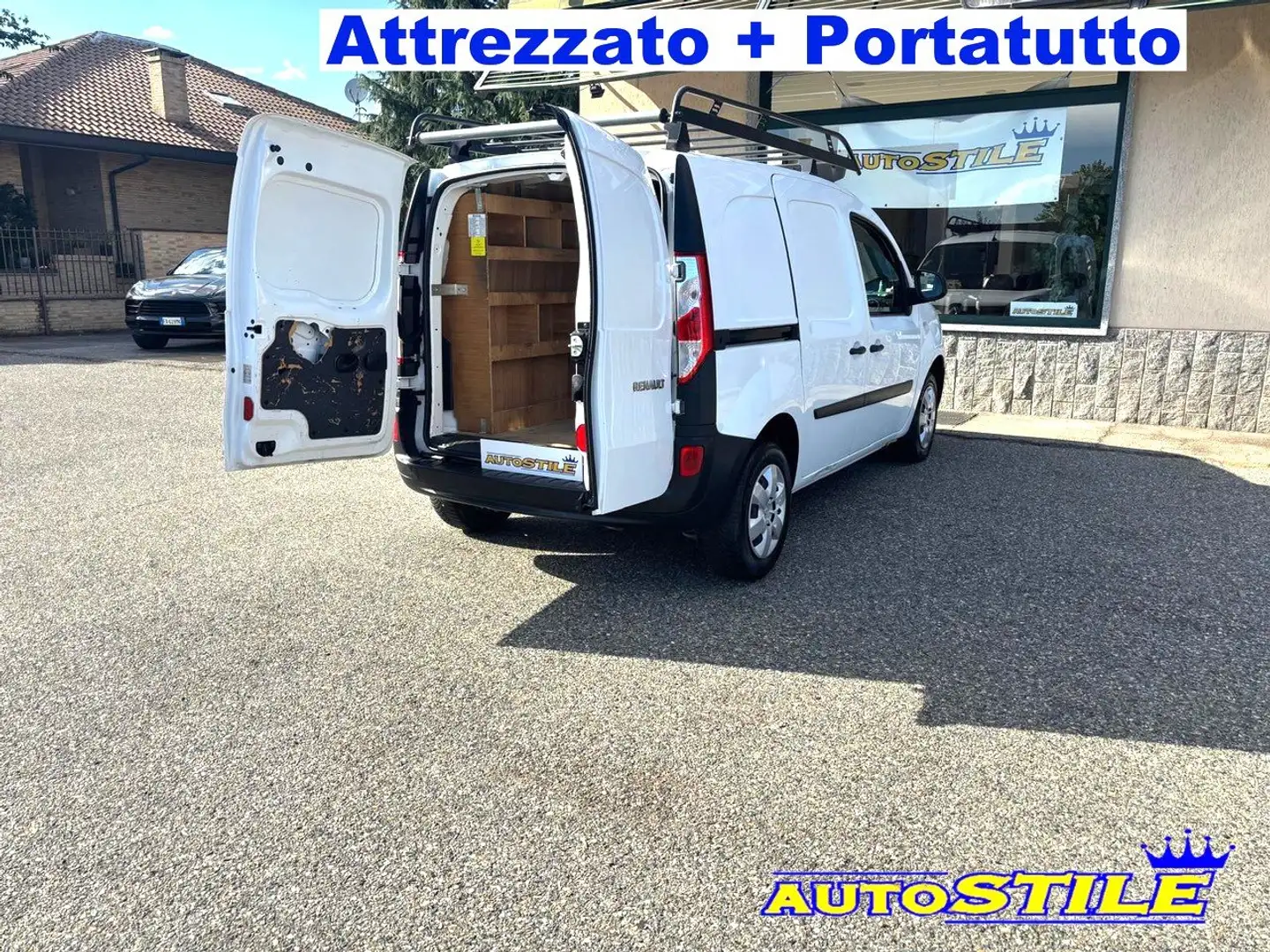 Renault Kangoo 1.5 dCi 95cv N1 - SCAFFALI + PORTATUTTO Bianco - 1