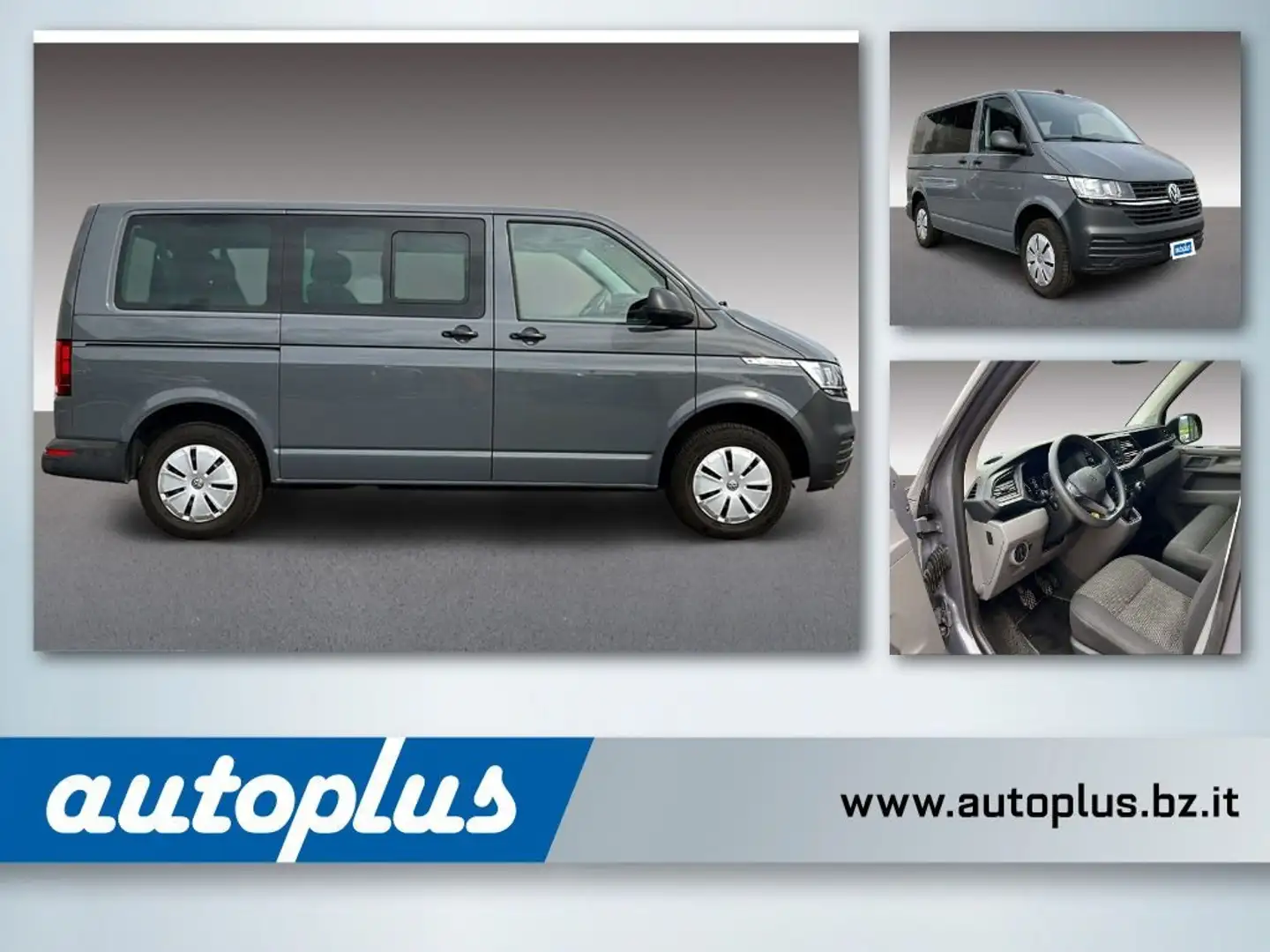 Volkswagen T6 Caravelle 2.0 TDI 110CV PC Trendline Gris - 1