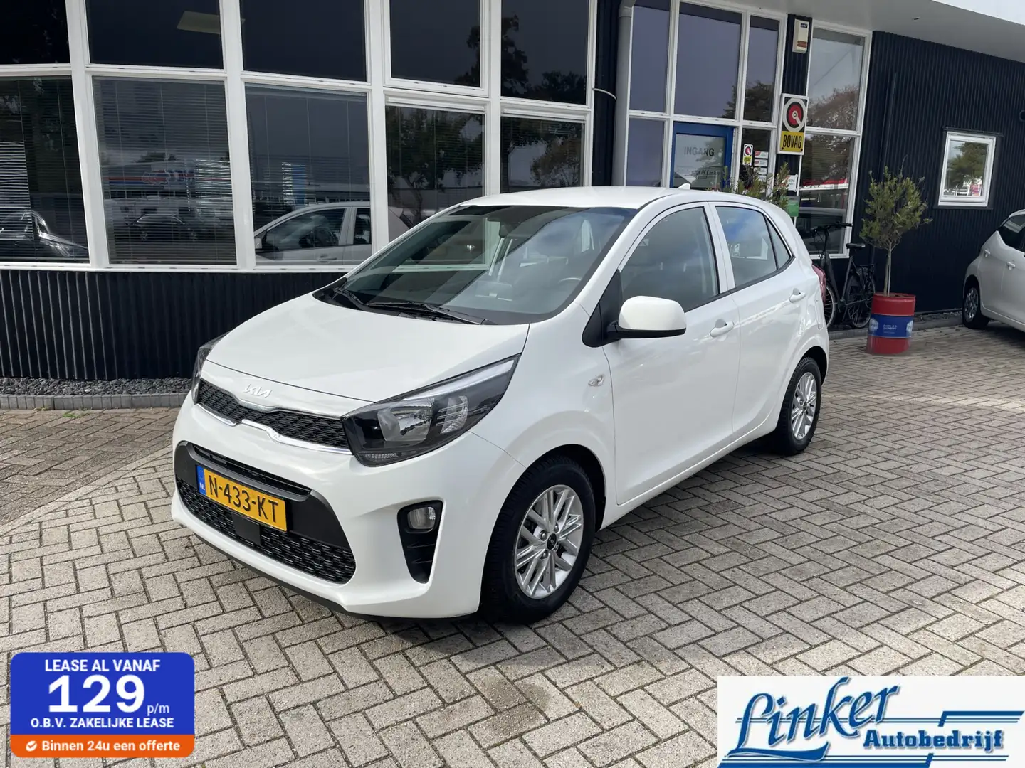 Kia Picanto 1.0 DPi DynamicLine - NL-AUTO APPLE CARPLAY CAMERA Wit - 1