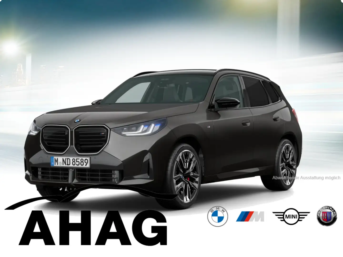 BMW X3 M50 AT Panorama Standhzg. Klimaaut. AHK Gris - 1