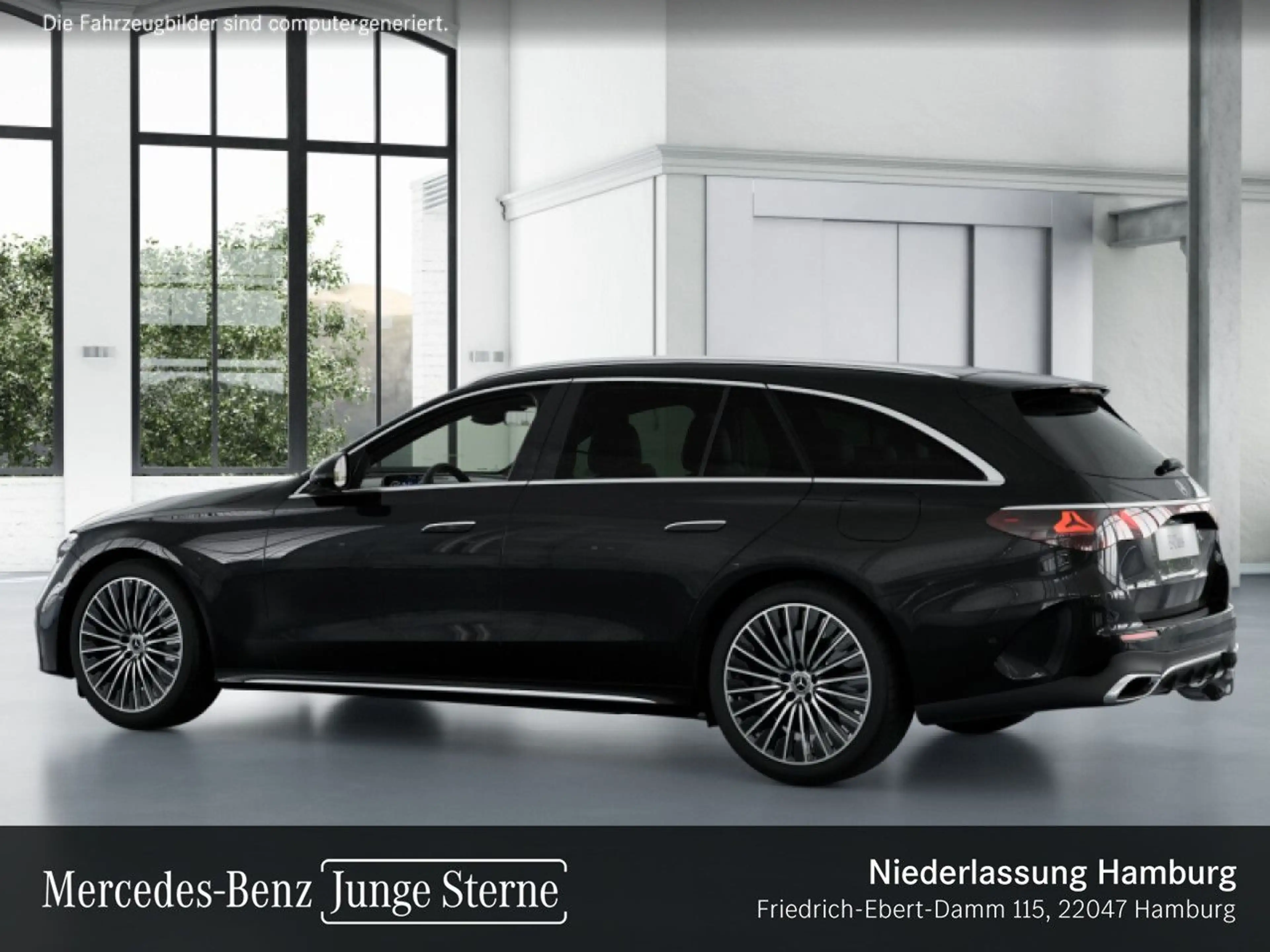 Mercedes-Benz E 300 e T AMG Fahrass 360° Burmester Distr. AHK 9G — photo 14