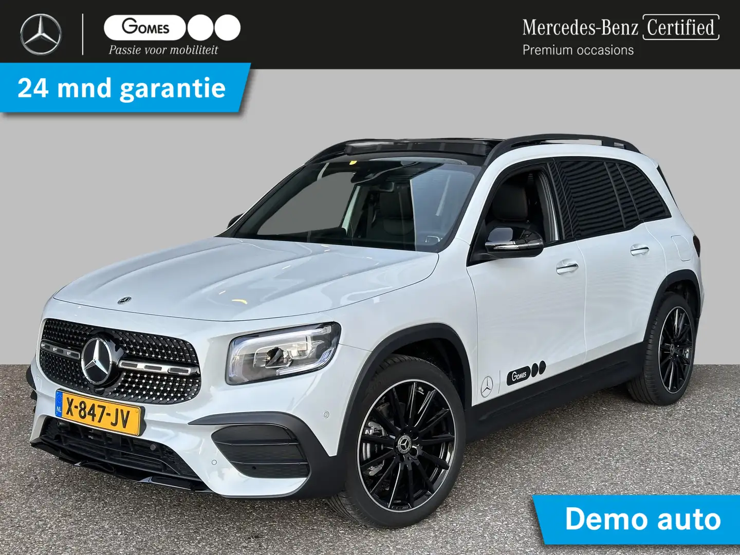 Mercedes-Benz GLB 180 AMG Line | 7-Zits | Premium | Nightpakket | Panora Wit - 1