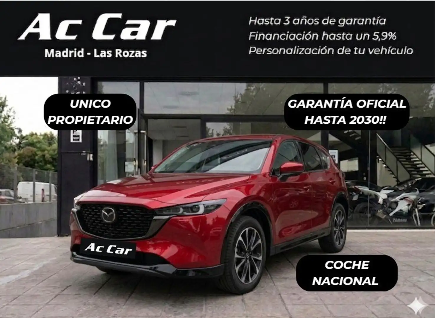 Mazda CX-5 e-Sky G MHEV 2.5 141kW AT Homura Plus Rojo - 1