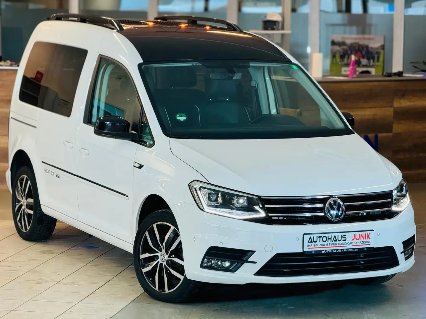 Volkswagen Caddy -DSG-Behindertengerecht-Edition 35-150-PS Blanc - 1